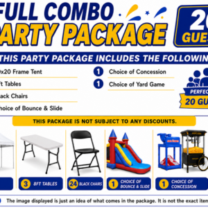 Full Combo Party Package (20 Guests)